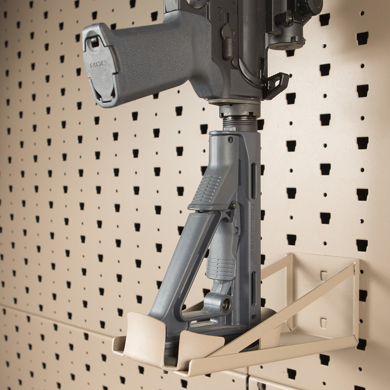 Gun Rack Vertical Hanger for Gun Wall Panels
