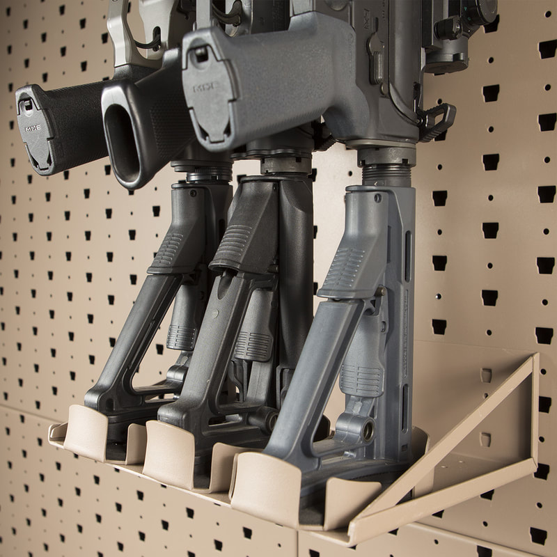Gun Rack Vertical Hanger for Gun Wall Panels